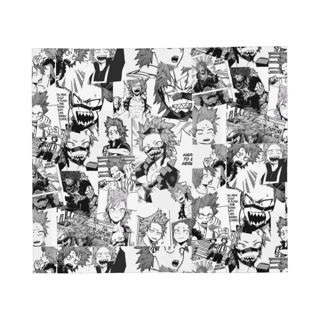 My Hero Academia Blankets Flannel All Season Collage Midori And Friends Portable Warm Throw Blanket for Sofa Travel Bedspreads