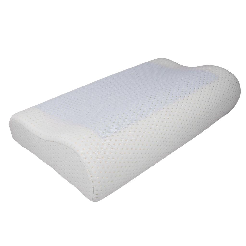 Memory Foam Pillow Wavy Design Cooling Gel Supportive Neck Sleeping Pillow for Home and Beauty Salon