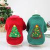 Dog Clothing Cartoon Pet Jacket Garment Kitten Puppy Warm Jacket New Winter Sweaters New Year Pets Apparel Supplies Christmas