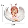 Event & Party PVC Anime Figure Cake Topper DIY Barking Angel Cake Topper Girl Cake Decorating Supplies Cake Decorate Home