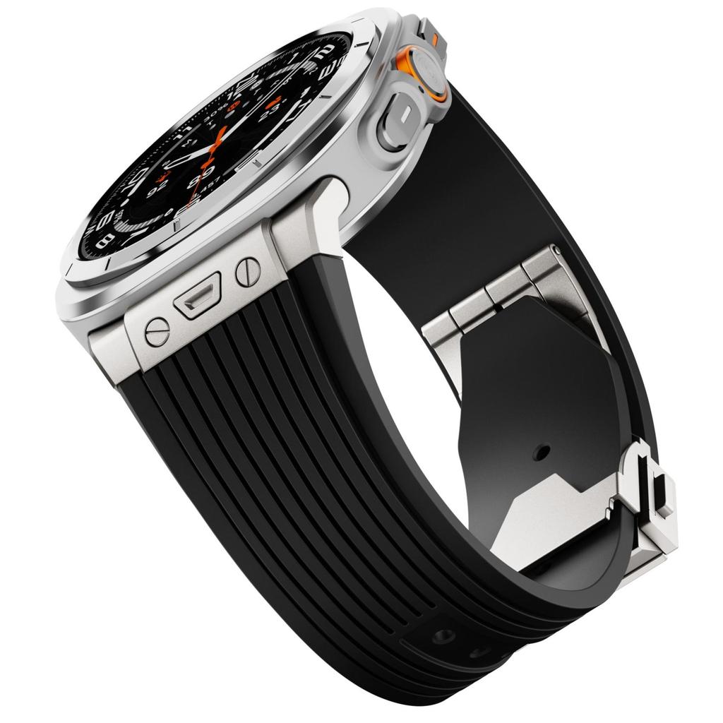 Sports Strap for Samsung Galaxy Watch Ultra 2025 47mm Stainless Steel Buckle Band for Samsung Galaxy Watch Ultra Luxury Bracelet