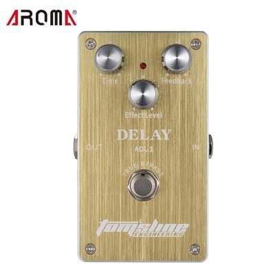 Aroma ADL-1 Gecikme Elektro Gitar Efekt Pedalı Alüminyum Alaşımlı Muhafaza Gerçek Bypass