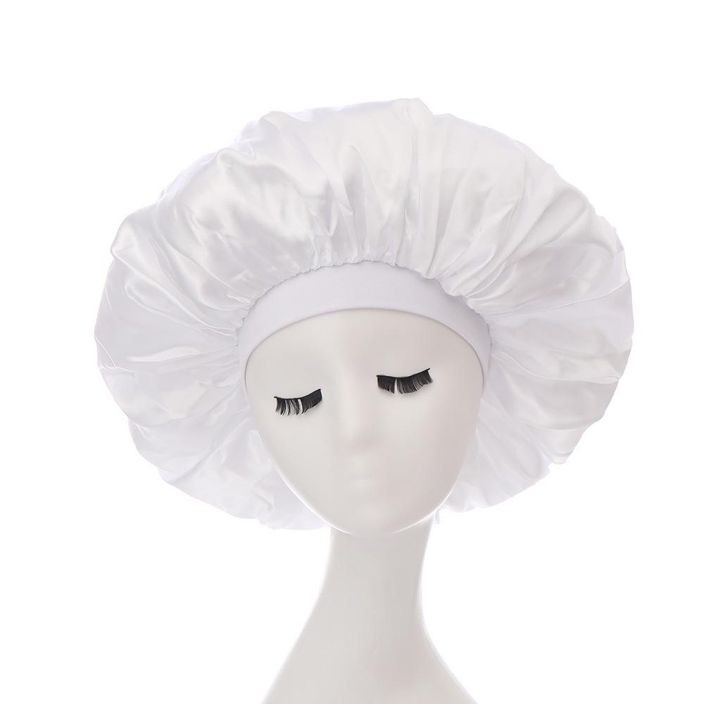 Extra Large Satin Sleep Cap: Wide Brim Headscarf for Hair Protection and Chemo Care