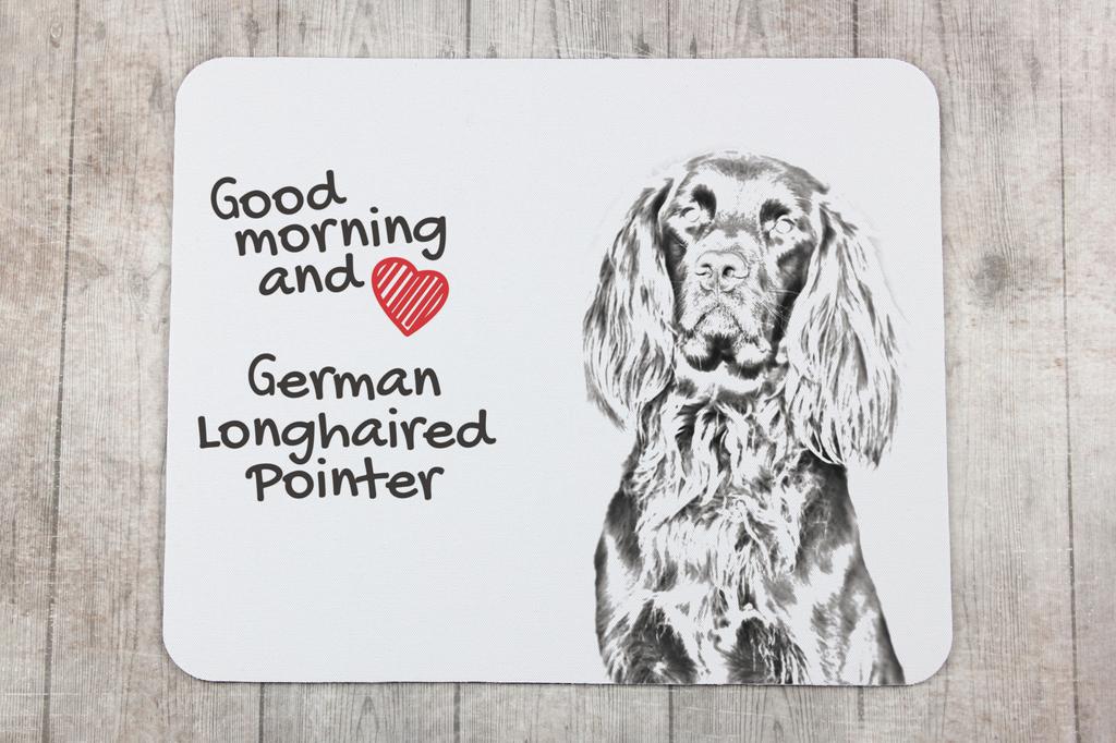 German Wirehaired Pointer I - mouse pad with print, personalized dog-themed mouse pad, unique gadget for an office worker by Art-Dog brand