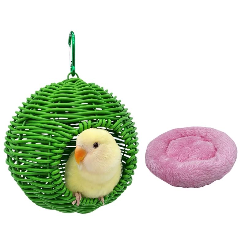 Durable Plastic developed Bird Shelter For Small Birds Year Round Use Indoor Outdoor Hanging