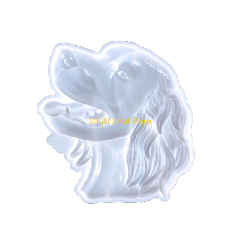 

Cartoon Dog Silicone Molds for DIY Crafts &Resin Ornaments Functional Mold D57B белый