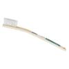 SK11 Bamboo Brush, Long Nylon Bristles, Curved Handle, No. 124, for Cleaning Kitchen, Bathroom, and Other Wet Areas