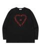 MUCENT Heart Lettering Long Sleeve (2 Colors, Unisex)
