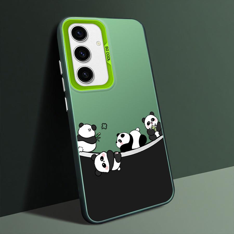 Case for Samsung Galaxy A54 A52 A72 A51 A56 A55 A35 A73 A71 A26 A36 A53 Soft Cover Cute Cartoon Panda