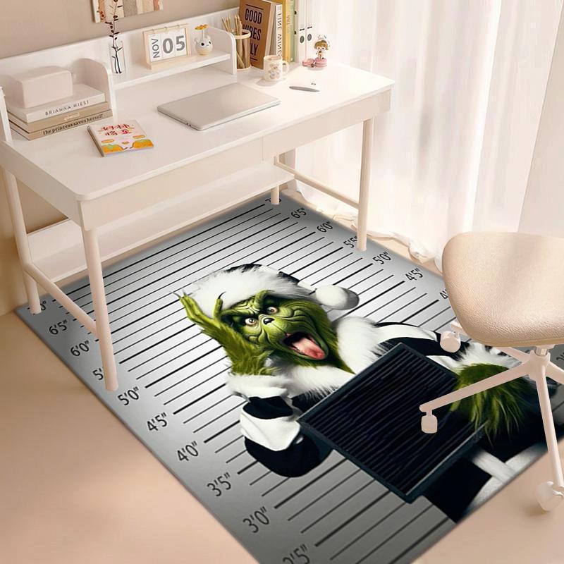 Christmas Gift Comedy Movie How the Grinch Stole Christmas carpet home living room decoration table and chairs anti slip door mat carpet A4