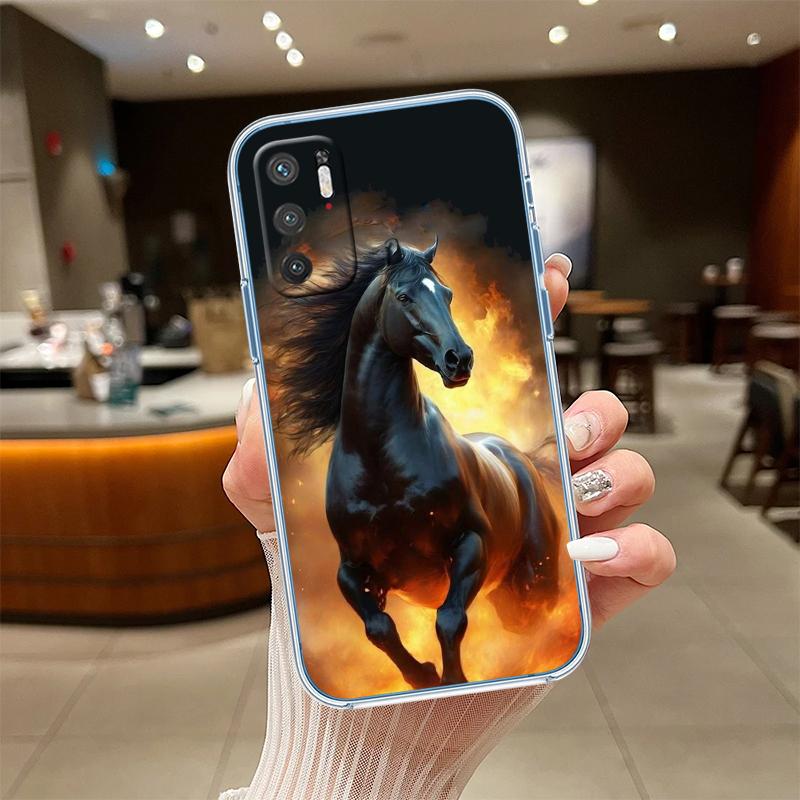 

NH22 Fine Horse Transparent Phone Case for LG K22 K30 K40 K40S K41 K42 K50 K50S K51 K51S K52 K61 K62 K71 K92 Q60 Q61 V40 V50 V60 LG K40S