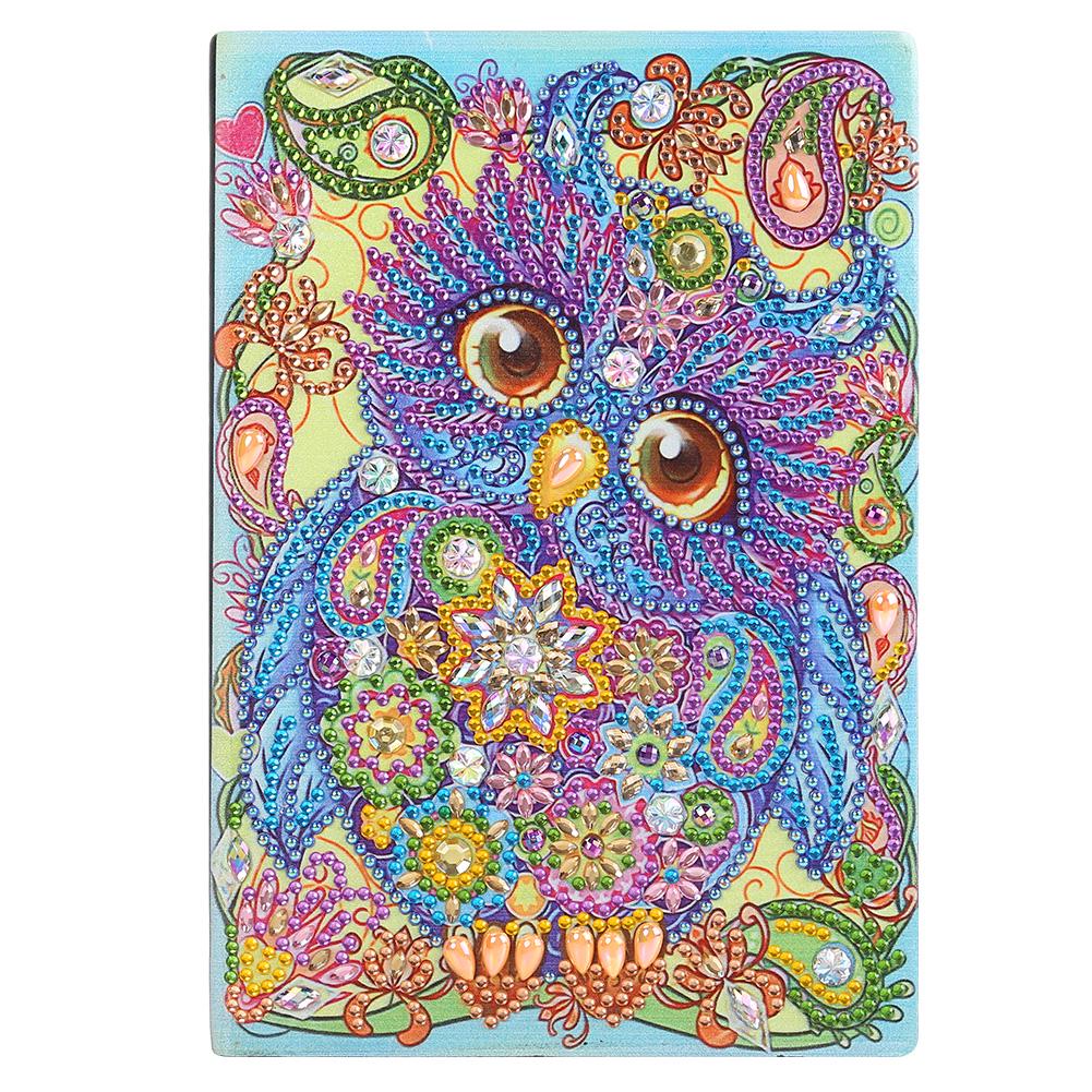 5D DIY Special Shape Diamond Painting Notebook Embroidery Sketchbook Diamond Painting Mosaic Rhinestone Art Hand Craft Kit