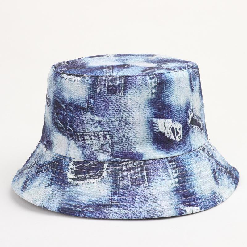 Retro Cartoon Double-Sided Bucket Hat, 80s/90s Style, Versatile Sun Protection for Outdoor Wear