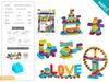 Children'S Diy Assembled Particles Building Block Kindergarten Educational Early Education 3-6 Years Old Toy Gift