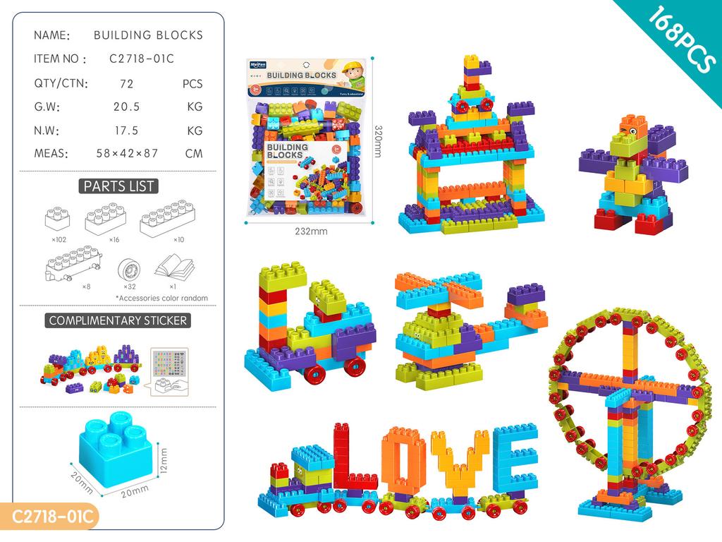Children'S Diy Assembled Particles Building Block Kindergarten Educational Early Education 3-6 Years Old Toy Gift
