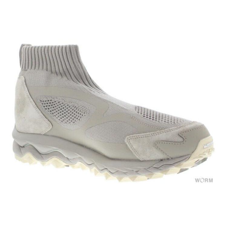 Mizuno Nonnative X  Wave Mujin TL Mid GTX Mesh Leather Simple Comfortable Mid-Top Lifestyle Casual Shoes Unisex Casual Shoes Gray D1GG215501