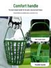 PGM Golf Ball Retriever and Basket - 50 Ball Capacity for Practice Range Use