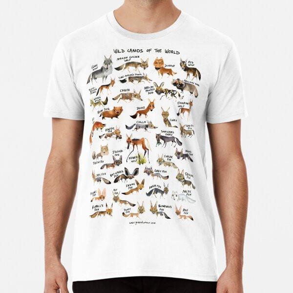 Psovité šelmy světa Tričko S-5XL Nejlepší tričko