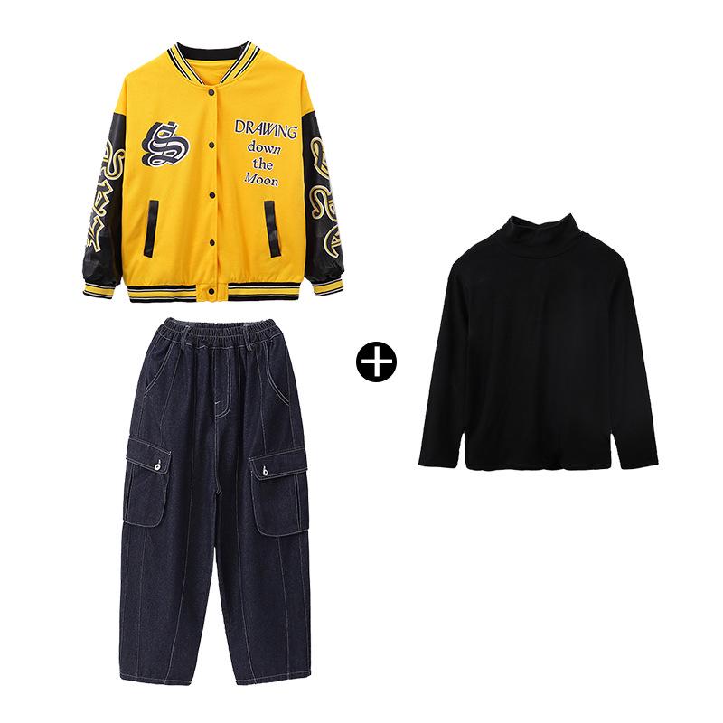 Barnens Hip Hop Dansdräkt: Trendigt Streetwear Byxset för Pojkar & Flickor