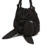 Athe Vanessabruno [Ruban] Black Ribbon Petite Backpack And Shoulder Bag Mini Aaba6F941Bk