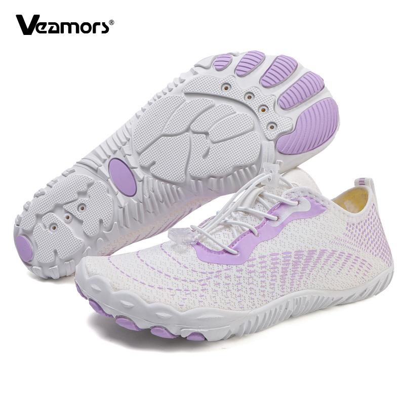 Sneldrogende Aquaschoenen voor Mannen Vrouwen Ademend Antislip Watersneakers Blote Voeten Zachte Zool Waderschoenen voor Zwemmen Strand