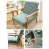 Funda Elástica con Cremallera para Sillón Jacquard de Hojas Fundas para Sillas Decoración del Hogar Funda Elástica para Silla Protector Elástico para Muebles de Silla Lavable