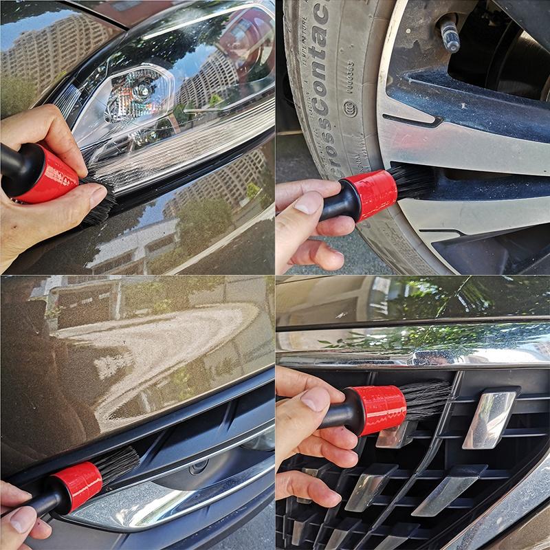 Ultimate Cleaning Solution 5pcs Car Detailing Brush Set For Wheels Engine Air Vents More