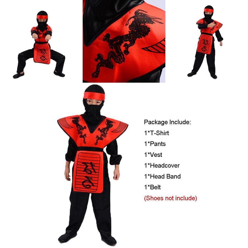 Ohromující dětský cosplay kostým Ninjago, ideální na Halloween a večírky z měkké látky