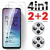 4 In 1 Tempered Glass Case For Redmi 14C 15C 4G 5G Camera Lens Screen Protector Readmi Redmy Redmi14C 14 C C14 Redmi15C 15 C C15