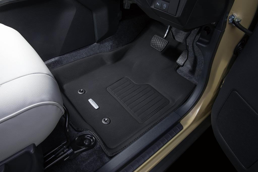 Clazzio Floor Mat 3D Type Front Only Tufted LA900S NEW Rubber Type Black R2/6~ AS-6540 [9ABAS6540K]