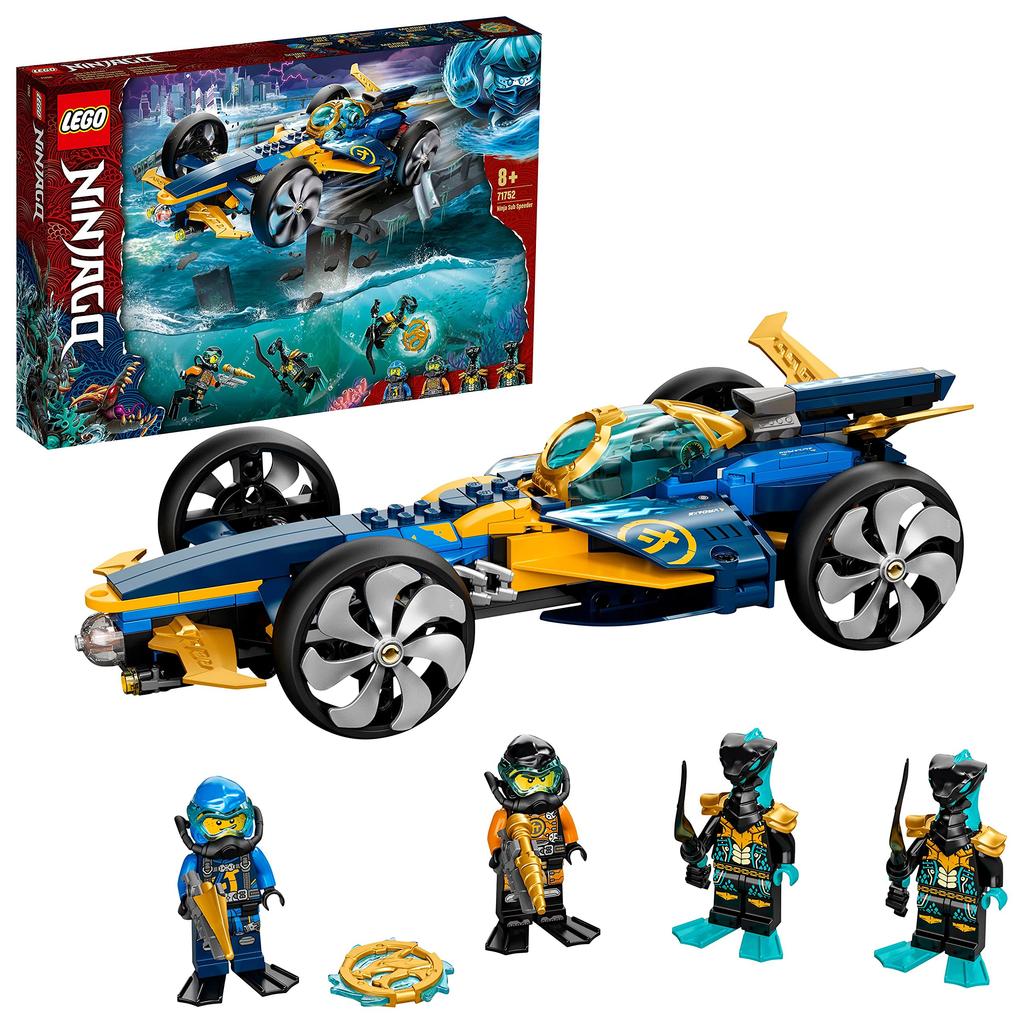 LEGO Ninjago Ninja Subspeeder 71752 Toy Ninja Vehicle for Boys Ages 8 and Up