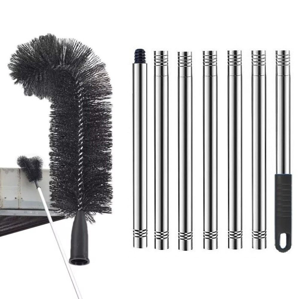 Bendable Head Roof Gutter Cleaner Extendable Balcony Gutter Brush  Roof Maintenance