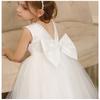 Sleeveless Mesh Tulle Puffy Princess Dress For Kids Girls Wedding Party Birthday