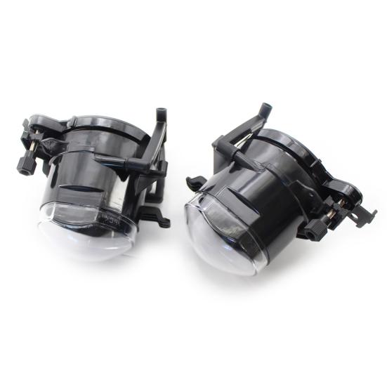 Fog Light Bezel Durable Easy Installation Round Right/Left Lamp Housing Replacement 63176943415 63176943416 for BMW 7 Series E65 E66 E67