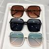 Three Pairs of Classic Box Y2K Solid Color Neutral Fashion Glasses