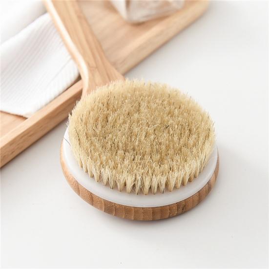 Long Handle Bath Brush Skin Health Boost Ergonomic Long Handle Design Versatile Cleaning Scrubber