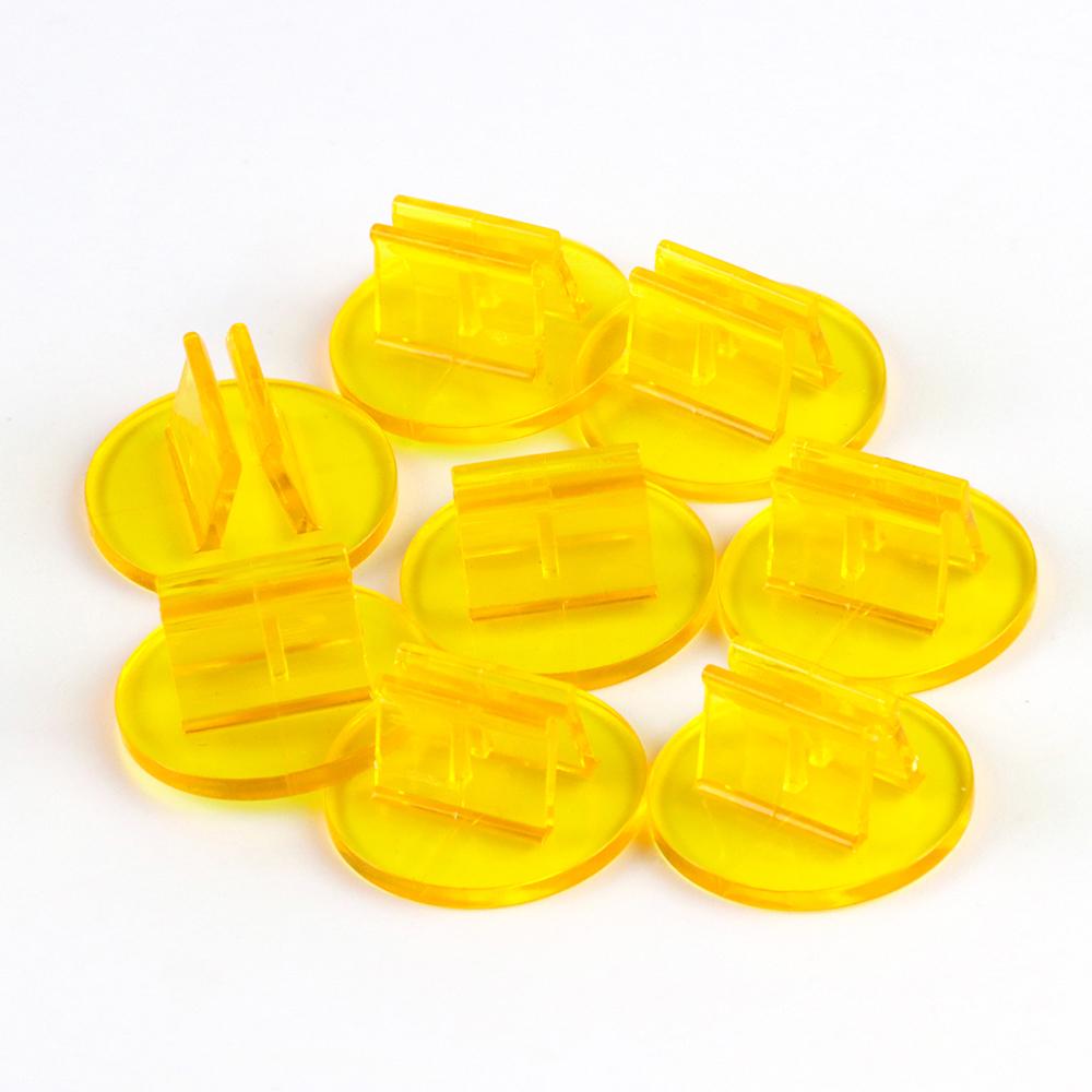 Card Holder Card Binder Clips Transparent Card Holder Various Colours Available Fitting 2MM Cardboard for Board Game Accessories