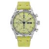 Type 21 Chrono Leather Strap Green Dial Automatic H1821CHTLV Men's Watch