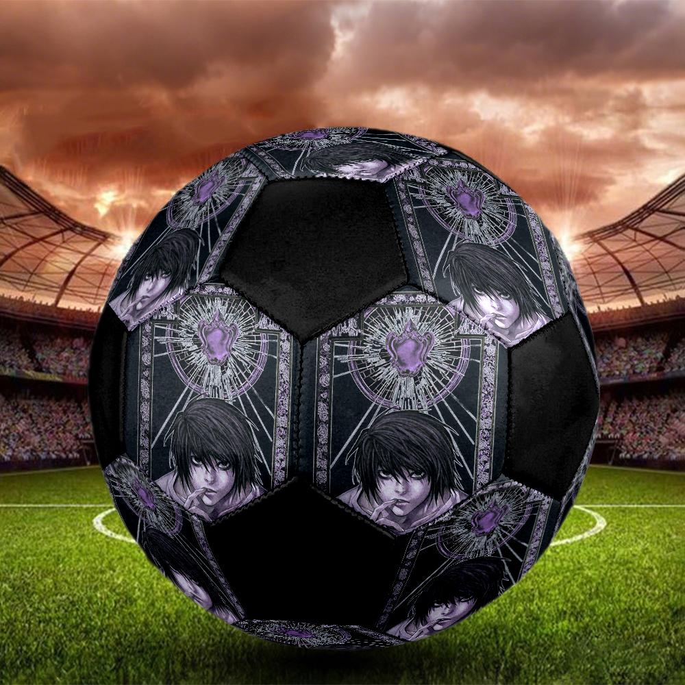 Pallone da Calcio Colorato Cucito a Macchina PVC Misura 5 Pronto per Allenamento di Squadra e Competizione Resistente Alto Rimbalzo Raffreddamento Regalo Sportivo