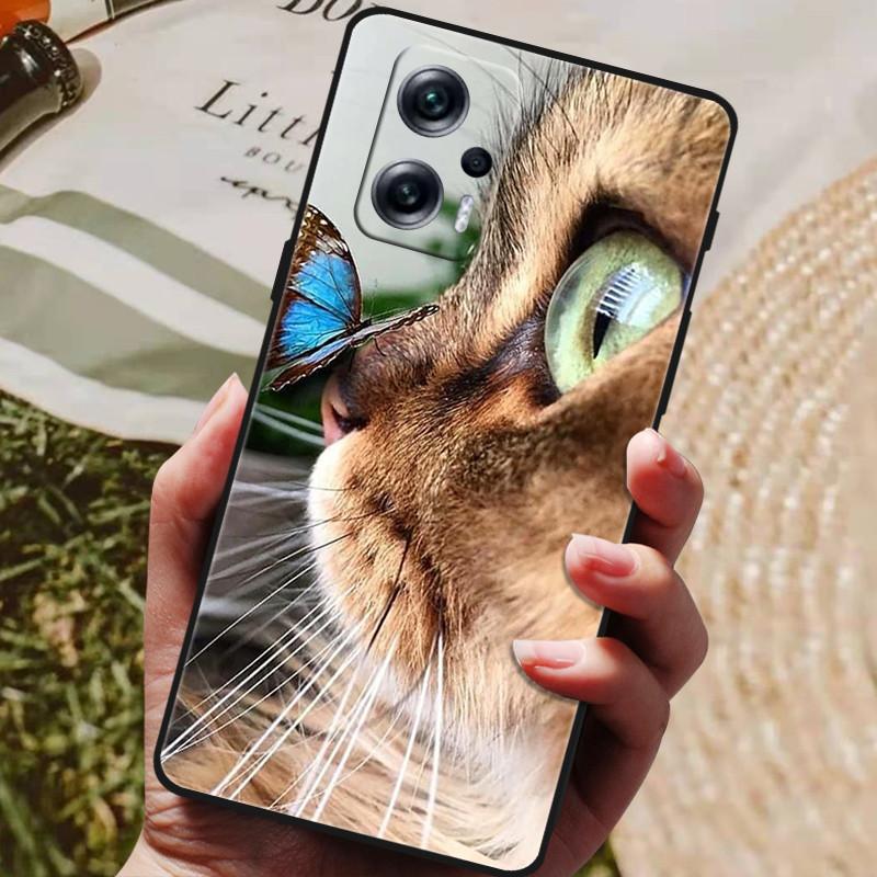 For Cover Poco X4 GT 5G Case Wolf Cat Lion Silicon Soft TPU Back Capas For Xiaomi Poco X4 GT Phone Cases PocoX4 X 4 GT Capa 2022