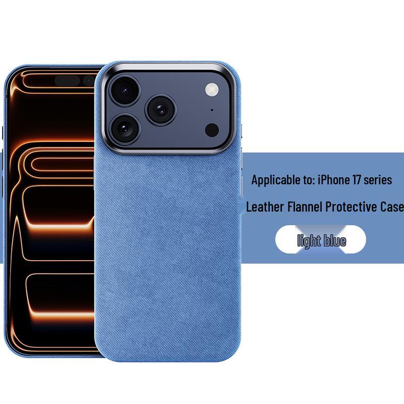 Leather Flannel Fashionable Case for iPhone 17 Series