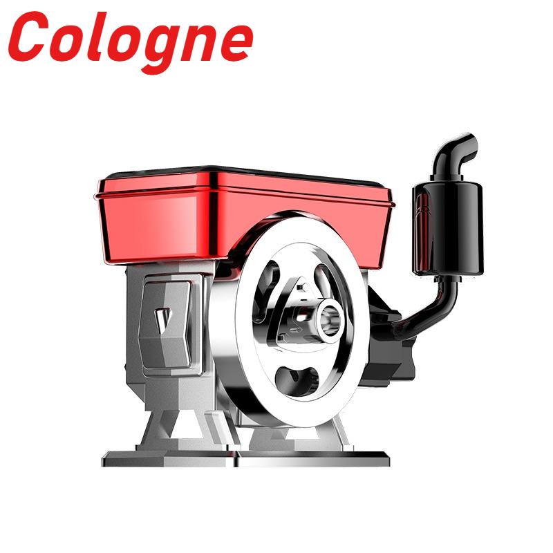 Автомобильный очиститель на солнечной энергии Вращающийся Имитация двигателя Портативный Кинетический Автомобильный диффузор парфюма Автомобильный диффузор Молекулярный нагреватель