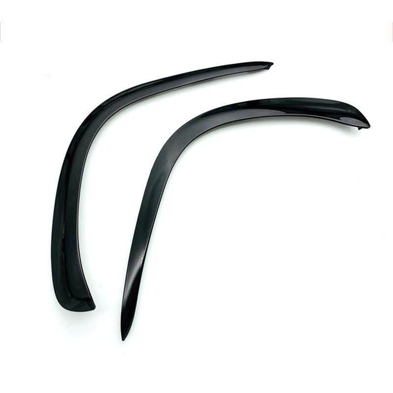 4pcs/Set Black Car Front Rear Bumper Fog Light Eyebrow Eyelid Cover Trim ABS Fit for Mercedes Benz GLE W167 V167