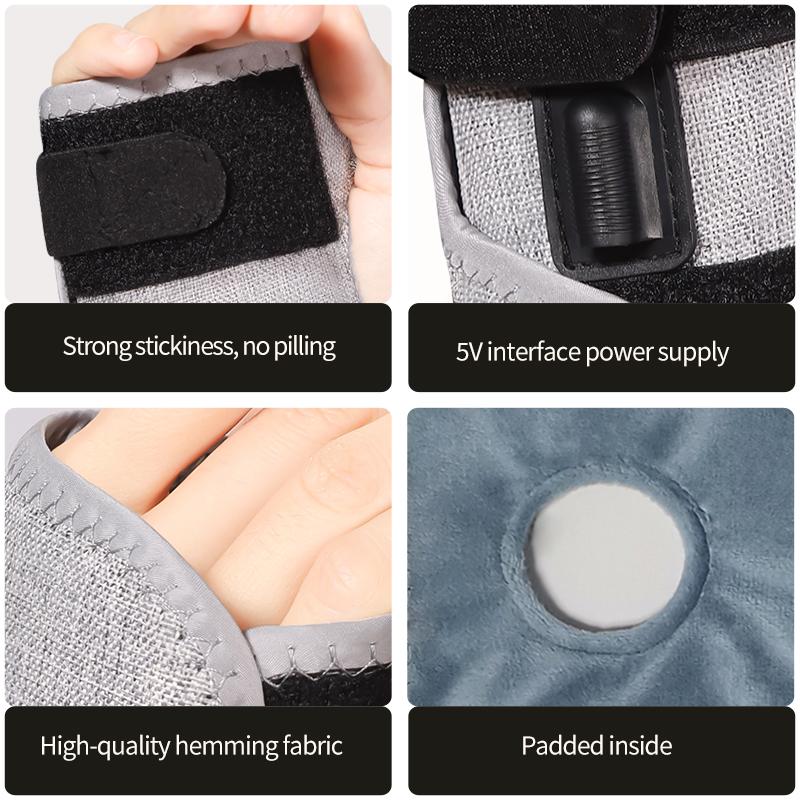 3 Heat Settings Women and Men Wrist Heating Pad Heated Hand Wrap Wrist Warmer USB Electric Heated Wrist Brace