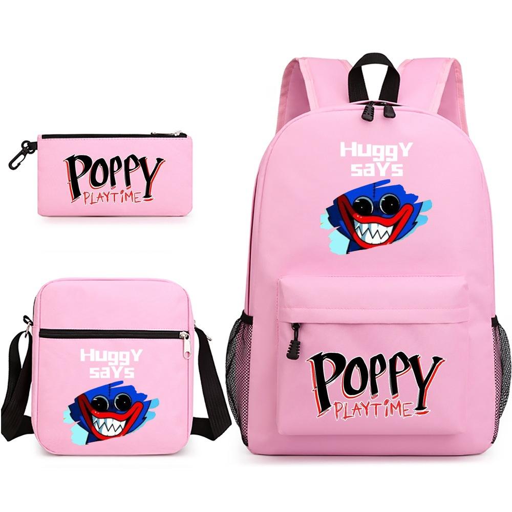 Poppyplaytime Backpack Middle School School Bag Pencil case
