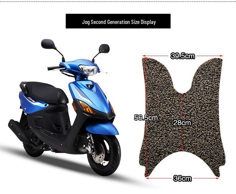 Little Turtle King Non-Slip Footrest Pad for Motorcycle