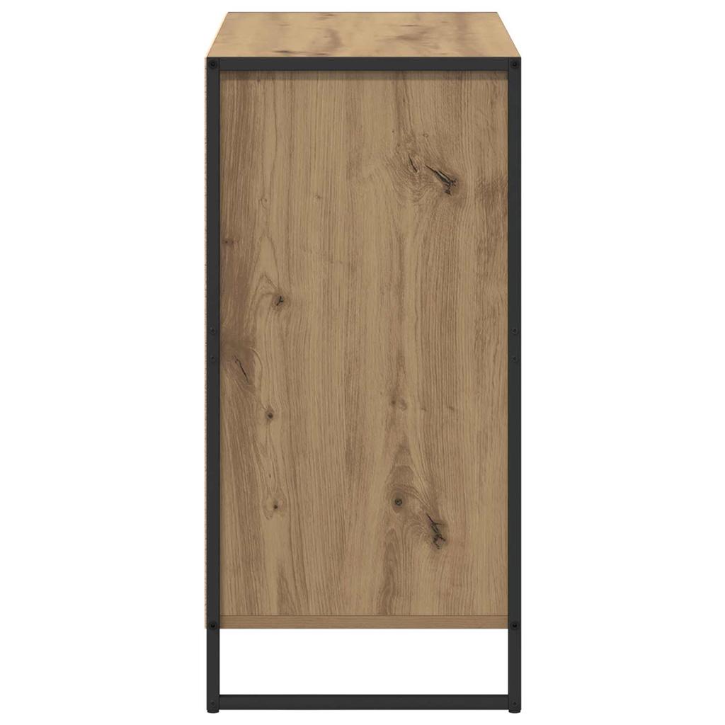 Sideboard Handcrafted Oak Style 79 x 36 x 75.5 cm Engineered Wood