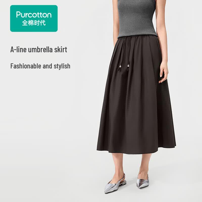 

PurCotton Women s A-Line Half Skirt L