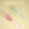 Multicolor Hollow Out Hair Brushes Set Flexible Bristles for Gentle Detangling Styling All Hair Types Daily Use
