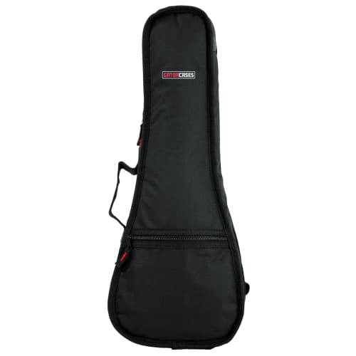 GATOR GBE Series Ukulele Gig Bag, Black, Nylon, GBE-UKE-SOP (Soprano Size)